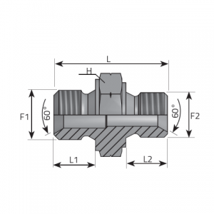 Reducing Adapter male BSPP – metric male. (ARGM)